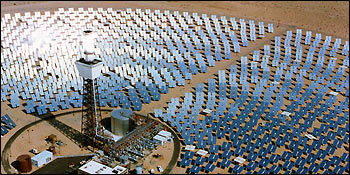 "Solar Two", torre solare nel deserto del Mojave, Arizona